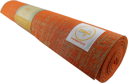 Eco-Friendly Jute Yoga Mat with Foot Massage Roller | Non-Slip & Portable – Maji Sports
