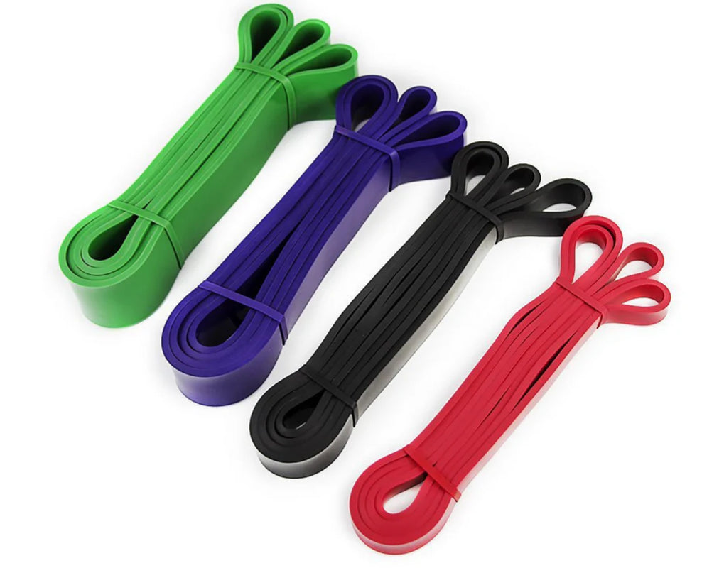 Powerlifting & Pull-Up Resistance Bands Set – 4 Strength Levels | VitalSpot