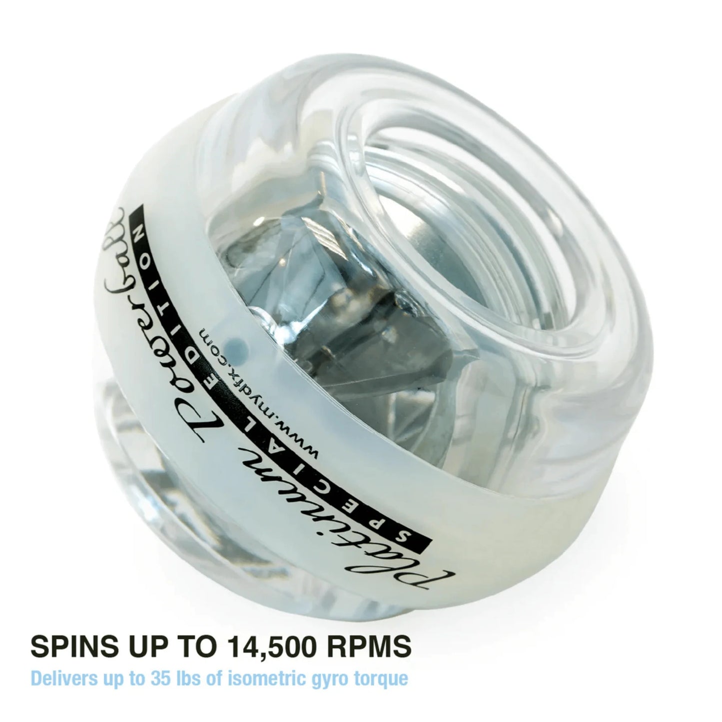 Powerball Platinum Resistance Trainer – Strengthen Wrists, Arms & Forearms