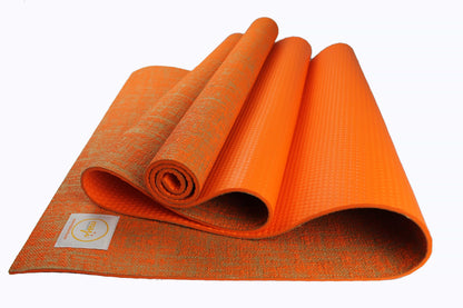 Eco-Friendly Jute Yoga Mat with Foot Massage Roller | Non-Slip & Portable – Maji Sports